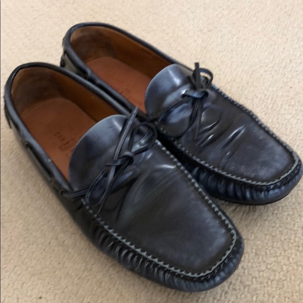 Car Shoe leather distressed loafer . Size 10